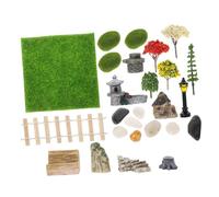 HONITANO Mini Accessori Casa delle Decorazioni Mini Cortile Plastica Paesaggistici Leggeri e Resistenti per DIY Adatti Camera da Letto e Foto Props