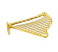 HONITANO Mini Giocattoli Arredamento Mini Arpa Strumenti Musicali Plastica D'oro