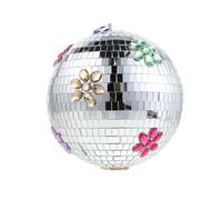 HONITANO Mini Palla da Discoteca a Specchio Sospesa, Decorazione Sfera Riflettente per Feste a Tema Discoteca, Ornamento per Eventi Scenici e Matrimoni, Superficie in Vetro Resistente,