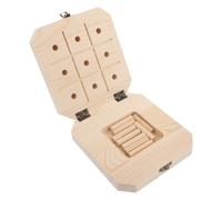 HONITANO Montessori Giochi in Legno per Anni Tavoletta Sensoriale Tattile Multitessuto per Allenamento Stabilità Coordinazione e Sviluppo Motorio Gioco Educativo Prescolare per Esplorazione