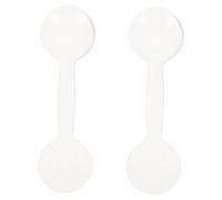 HONITANO Occlusore Oculare Professionale 2 Pezzi Piastra Di Protezione Trasparente, Strumento Di Optometria Antiscivolo Per Esame Della Vista a Scuola e Famiglia