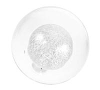 HONITANO Paralume Vetro Trasparente Opaco per Portalampade Paralume Decorativo con Bordi Lisci per Lampade da Tavolo e Applique da Parete