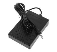 HONITANO Pedale Sustain Design Robusto in Plastica Nera Spina 3,5mm Prolunga la Durata delle Note per Tastiera Midi e Pianoforte Digitale Adatto per Casa e Performance