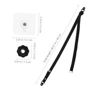 HONITANO Per Ancoraggi Antiribaltamento Per Mobili Ancoraggi Per Mobili a Prova Cinghia Al Nero