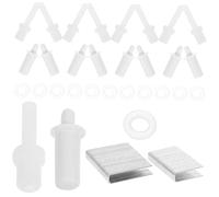HONITANO Perni Riparazione per Persiane Accessori Sostitutivi in Plastica Telescopici Kit Facile da Installare per Finestre