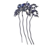 HONITANO Pettine per Bambina con Corona in e Brillanti Accessorio per Cerimonie e Feste Gioiello da alla Moda per Bambine