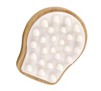 HONITANO Pettine Shampoo Capelli in Bamboo Con Stimolatore Tpr Morbido Per Pulizia Profonda e Sollievo Prurito Trattamento Cuoio Capelluto Effetto Esfoliante Per Uso Quotidiano e Stimolazio