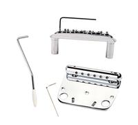 HONITANO Ponte Tremolo Per Chitarra Corde Cordiera Del Ponte Set Completo Molle Chiavi Leva Del Vibrato e Boccole Resistenti