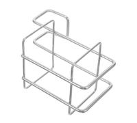 HONITANO Porta Accessori da Parete in Acciaio Inossidabile Supporto Appendibile senza Foratura per Organizer da Bagno e Dispenser Sapone Design Moderno e Resistente Adatto Shampoo e Gel