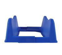 HONITANO Porta Pneumatici Minimalista Blu in Plastico con Base Mozzo Ruota, Supporto per Esposizione e Stoccaggio Gomme Auto, Perfetto per Garage e Uso Domestico