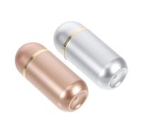 HONITANO Portapillole Tascabile Piccolo in Plastica 10 Ml Set 2 Pezzi Tenuta Ermetica Per Capsule e Polveri, Contenitore Per Pillole Da Viaggio Versatile Per Medicinali, Integratori e Piccoli Oggetti