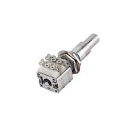 HONITANO potenziometro concentrico chitarra basso Potenziometro mini per una maggiore comodità d'uso Potenziometro affidabile e resistente potenziometro a doppio potenziometro Silver