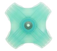 HONITANO Punta in Gomma per Bastone da Passeggio 19 Mm Base Quadripode Antiscivolo Resistente All’usura, Copertura Punta di Ricambio Stabile per Stampelle, Adatta a Vari Terreni e Uso