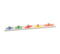 HONITANO Puzzle in Legno con Manopole Educativo Montessori Geometriche e Colori per Sviluppo Abilità Motorie e Coordinazione Occhio Mano per Prima