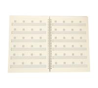 HONITANO Quaderno Di Spartiti Per Chitarra A4, Libro Di Musica Per Principianti Linee Punteggio Chiare e Pagine Resistenti, Quaderno Di Accordi Portatile Per Pratica Musicale