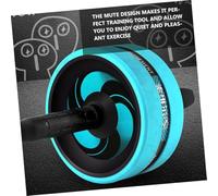 HONITANO Ruota Addominali Silenziosa con Ginocchiera Protettiva e Corda per Saltare Accessorio Fitness per Esercizi Core Casa e Palestra Completo Blu e Nero Facile da Montare e Portatile