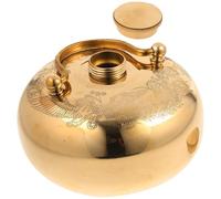 HONITANO Scaldamani in Rame Spesso 13 CM Portatile Riutilizzabile Pentola Riscaldante per Mani e Piedi Stufa Termica Ricaricabile per Uso Invernale e Attività Outdoor Colore Casuale