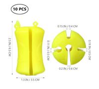 HONITANO Set 10 Pezzi Clip Portacanna da Pesca a Sfera Fissa Accessori Resistenti per Fissaggio Canne Legacci Multifunzione per Pesca in Laghi Fiumi e Stagni