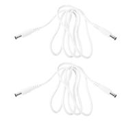 HONITANO Set 2 cavi per impugnatura trapano unghie 1 metro bianco con materiali plastici e metallici per manicure in salone