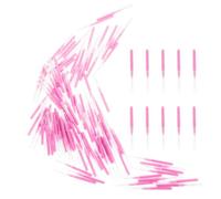 HONITANO Set 200 Pezzi Spazzolini Interdentali in Plastica Rosa per Apparecchi Ortodontici Setole Ultra Morbide, Pulizia Profonda degli Spazi Interdentali e Gengive Sensibili, per Uso