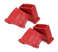 HONITANO Set 4 Tappi Copri Piedi Per Scale in Gomma Antiscivolo, Copertura Piedini Per Scala Pieghevole in Alluminio, Protezione Per Gambe Scala Regolabile e Resistente