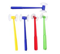 HONITANO Set 5 Pezzi Martelli a Ventosa in Plastica Multicolore per attività di Apprendimento Prescolare, Gioco Educativo di Lettura e Scrittura, per Scuola Materna e Gioco Famiglia