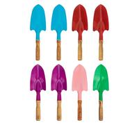 HONITANO Set 8 Pezzi Pala da Spiaggia e Giocattoli da Giardinaggio per Bambini, Pala in Ferro per Esterni, Giochi da Sabbia per Bambini, per Spiaggia, Giardino e Sabbiera Colore Casuale