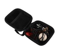 HONITANO Set da Bocce da Giardino in Legno con Pallino Autentico, Corda di Misurazione e Custodia per Trasporto, Kit Completo con Strumento Magnetico per Recupero Facile, per Feste