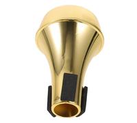 HONITANO Sordina per Tromba Mini in Abs Colore Oro, Silenziatore per Pratica, Accessorio Leggero e Compatto per Musicisti di Ottoni
