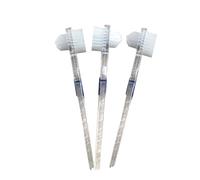 HONITANO Spazzolino Per Dentiere Doppia Testa 2 Pezzi Trasparente Setole in Nylon Resistenti Spazzolino Per La Pulizia Delle Dentiere Per Mantenere Freschezza e Integrità Delle Protesi