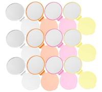 HONITANO Specchietto Tascabile Rotondo Pieghevole da 12 Pezzi, Specchio per Trucco Portatile in Ps Design Liscio, per Uso Outdoor e Domestico Colore Casuale