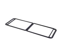 HONITANO Specchio Bifacciale Portatile per Trucco e Parrucchiere Grande Formato con Manico Adatto per Uso Professionale e Viaggi Design Compatto e Alta Definizione