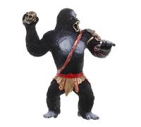 HONITANO Statuetta Gorilla Realistica in Plastica per Figura Animale Giungla Educativa Scultura Scimmia da Collezione per Decorazione Casa e Gioco