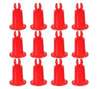 HONITANO Supporti per Bilancia Elettronica 12 Pezzi, Livellatori in Plastica Rossa, Accessori Stabili Antiscivolo per Piatti di Bilance Digitali Fino a 30 Kg, Ricambi per Uso Professionale