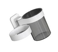 HONITANO Supporto Asciugacapelli Da Parete Porta Phon Punch Bagno Organizer Salvaspazio Bianco Struttura Leggera e Resistente Design Moderno Per Arredare Tuo Spazio