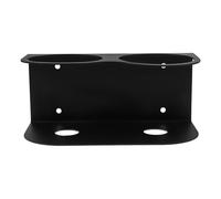 HONITANO Supporto da Parete per Flaconi Spray in Acciaio Inox Gancio Porta Flacone Spray Doppio Foro per Garage e Officina Organizer Salvaspazio per Postazioni di Lavoro Artigianali