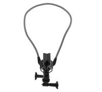 HONITANO Supporto per microfono da collo - Supporto regolabile con morsetto per trucchi di, canto, esibizioni di chitarra acustica, presentazioni sul palco