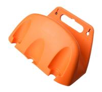 HONITANO Supporto Per Tubo Flessibile Da Giardino in Plastica Arancione, Gancio Montato a Parete Per Organizzazione Tubi Irrigazione, Staffa Resistente Supporto Aggiuntivo Per Cortili e Giardini