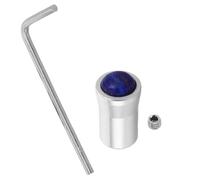 HONITANO Supporto Stabilizzatore per Diapason 12mm in Metallo Base Antiscivolo Blu per Meditazione, Terapia del Suono e Yoga, Accessorio Portatile per Guarigione Sonora Professionale