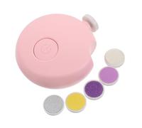 HONITANO Tagliaunghie elettrico per neonati: lima per unghie a basso rumore per neonati e bambini piccoli - dispositivo portatile 6 in 1 per la cura delle unghie - senza batteria, rosa