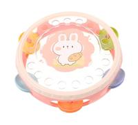 HONITANO Tamburello Musicale Portatile per Sonagli Strumento Educativo Handheld Leggero per Feste e Sviluppo Intelligenza Early Learning