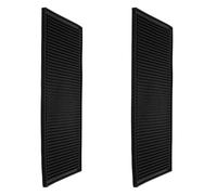 HONITANO Tappetino in Silicone Resistente al Calore per Ferro Arricciacapelli e Piastra per Chioma, Cuscinetto Isolante Termico Antiscivolo, Set da 2 Pezzi per Saloni e Viaggi