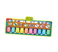HONITANO Tappetino Musicale per Pannello Interattivo con Tastiera e modalità Multiple Giocattolo Educativo per Apprendimento Precoce e Divertimento Lavabile e Resistente