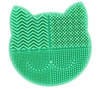 HONITANO Tappetino Per Pulizia Pennelli Makeup Multifunzionale Con Supporto Per Asciugatura Design Antiscivolo e Portatile Pad Per La Manutenzione Dei Pennelli Cosmetici e Organizzazione