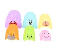 HONITANO Tazze Impilabili per Ragazzo Ragazza di Giocattoli Educativi Forme per Risorse Matematiche Materiali Sicuri e Colorati Stimolano La creatività Percezione del Ragazzo Ragazza