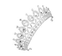 HONITANO Tiara Nuziale Cristallo per Donne Coroncina con Rhinestone per Matrimonio Compleanno e Feste Accessorio Versatile e Cristallo per Look Sposa e Cerimonie