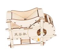 HONITANO Trebbiatrice a da Te per Kit Didattico in Legno per Esperimenti Agricoli Macchina Portatile per Apprendimento