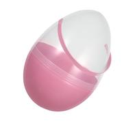 HONITANO Uova di Pasqua Giganti in Plastica Trasparente da 25 Cm con Manico, Contenitori Riutilizzabili per Regali e Decorazioni Pasquali, Secchielli Resistenti per Giochi Creativi e