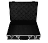 HONITANO Valigetta Portautensili in Lega di Alluminio Nera Custodia Compatta e Leggera Maniglia Portatile Cassetta Multifunzionale per Piccoli Attrezzi e Uso in Viaggio