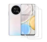 HonJenSeoa Pellicola Protettiva in Idrogel per Honor Magic4 Pro, 3 Pezzi Trasparente Morbido TPU Protezioni per Lo Schermo, Anti graffio, HD, Supporto ID Impronte Digitali